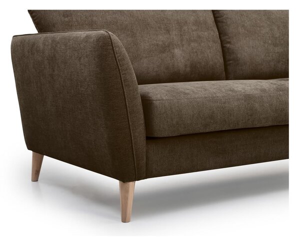 Hnědá pohovka 206 cm Paris - Scandic
