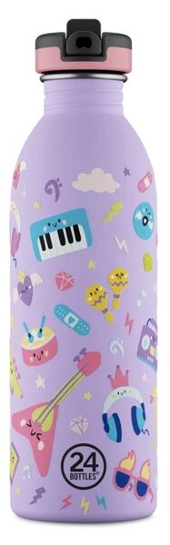 Nerezová dětská láhev Music Friends 500ml 24 Bottles