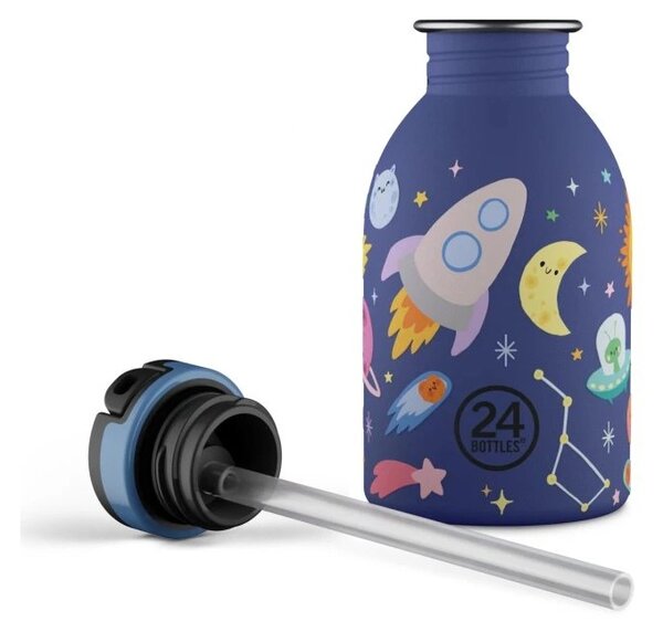 Nerezová dětská láhev Space Friends 250ml 24 Bottles
