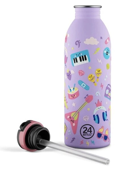 Nerezová dětská láhev Music Friends 500ml 24 Bottles