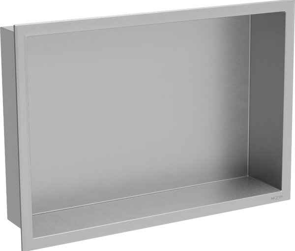Mexen X-Wall-R vložená police s límcem 45 x 30 cm, nerez - 1910453010
