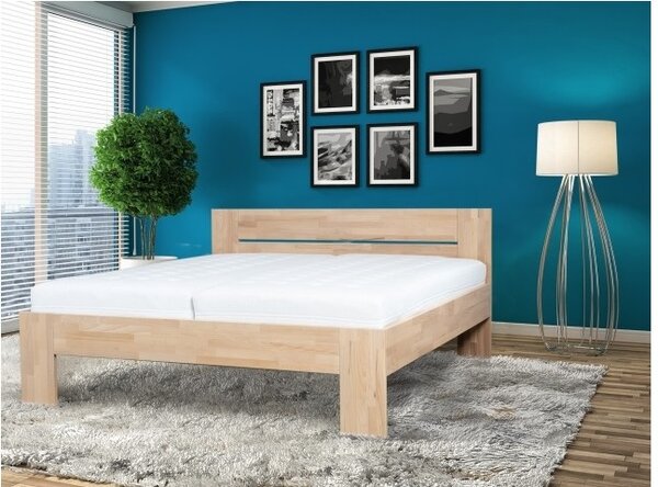 Ahorn Dřevěná postel Vento 190x90