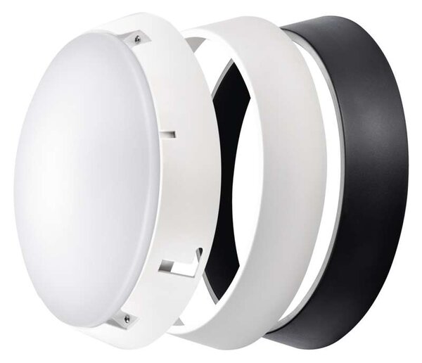 EMOS Bílé/černé LED stropní/nástěnné svítidlo Zuri 14W IP54 Barva světla: Denní bílá ZM3230