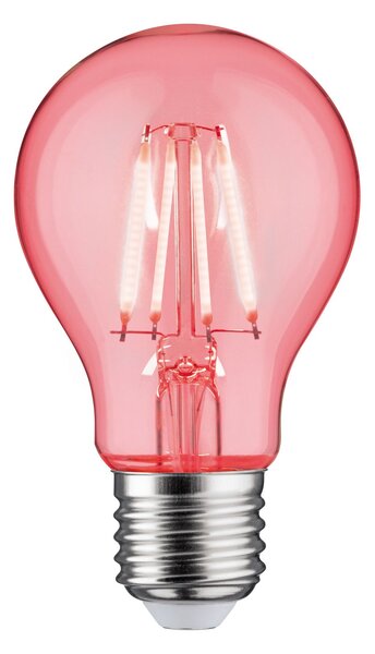 Paulmann 28723, LED žárovka s červeným světlem, 1,3W LED E27, výška 10,6cm