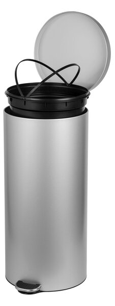 Alda Pedálový odpadkový koš Freedom Fresh 30 l, lakovaná ocel, šedá