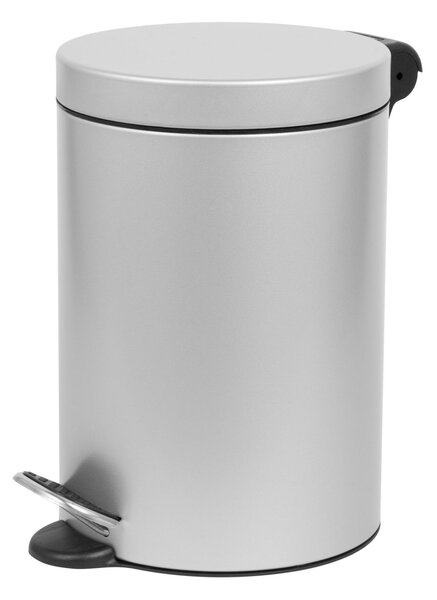 Alda Pedálový odpadkový koš Freedom Fresh 3 l, lakovaná ocel, šedá