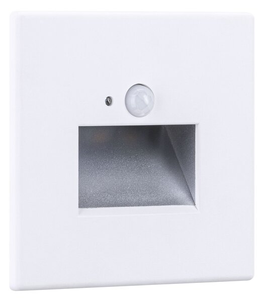 Paulmann 93133 Edge Quadro, svítidlo do stěny se senzorem, 1x1,2W LED 2700K, matná bílá, 8x8cm