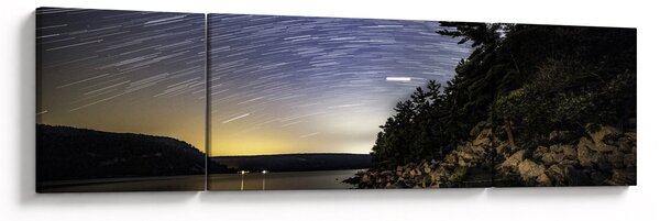 Obraz - obloha při západu slunce (170x50 cm)