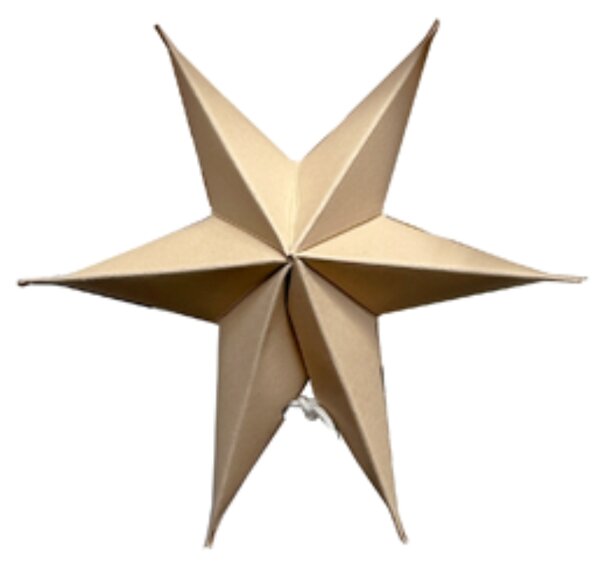 Noordliving Šesticípá hvězda Xmas Caramel - 12 cm NL166