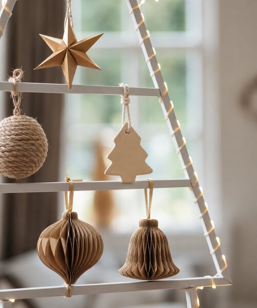 Noordliving Šesticípá hvězda Xmas Caramel - 12 cm NL166