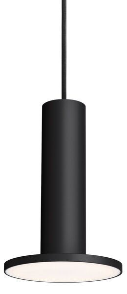 Pablo Cielo, moderní černé závěsné svítidlo 12,8W LED 2700K CRI91, Ø15,5x23cm