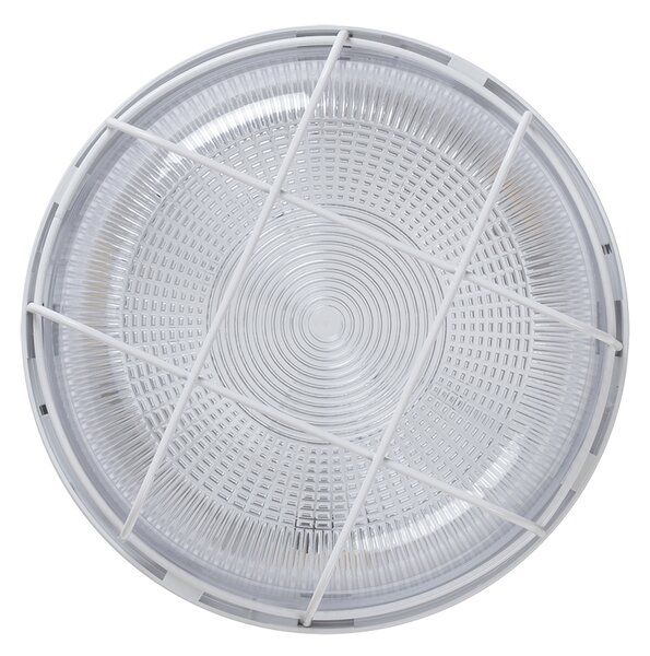 Osmont ELE50020 Elektra 3K, stropní bílé kruhové svítidlo, 25W E27, průměr 21cm, IP54