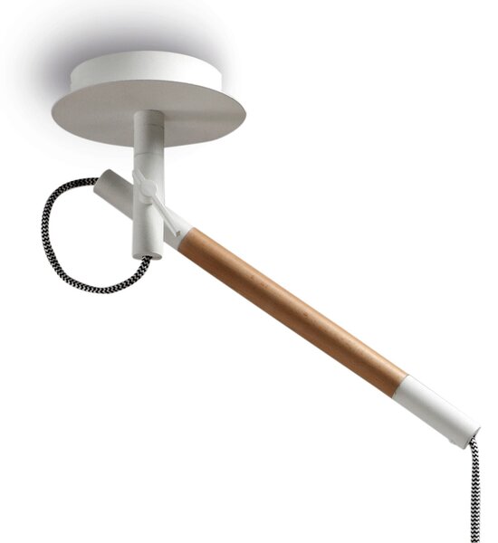 Mantra 4928 Nordica, bílé závěsné svítidlo 1xE27, prům. 33cm