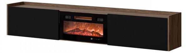 TV skříňka s krbem Sitrepo, Barva: kašmír 5903211538018