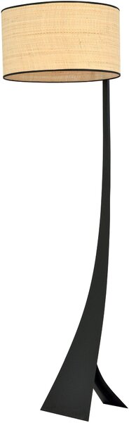 Emibig Estrella stojací lampa 1x15 W černá-béžová 1157/LP1