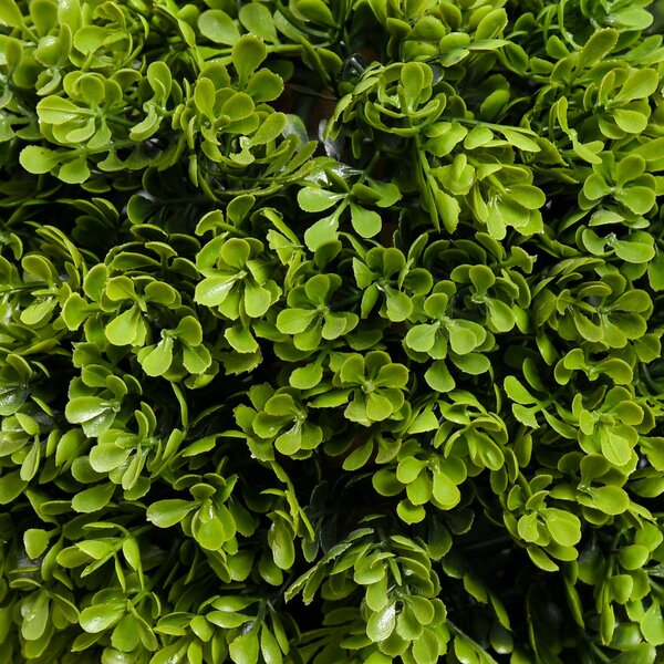 HOMCOM Umělý Buxus, 115 cm Rostlina do Domácnosti, Umělá Rostlina v Květináči, Dekorativní Rostlina, Dekorativní Rostliny pro Domov, Kancelář, Chodbu