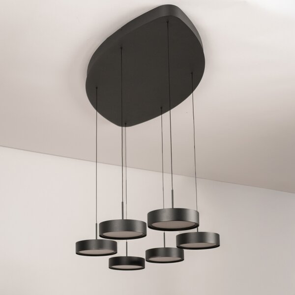Závěsné LED svítidlo Bonn Black 180 (LMD)