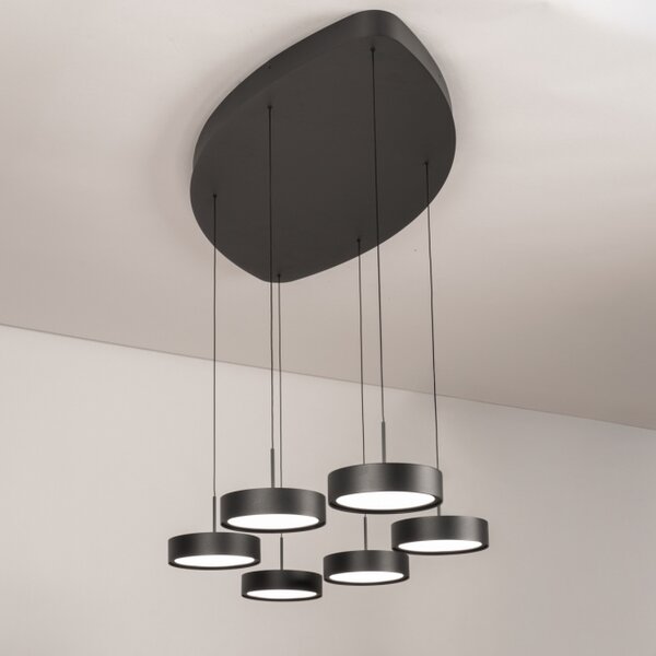 Závěsné LED svítidlo Bonn Black 180 (LMD)