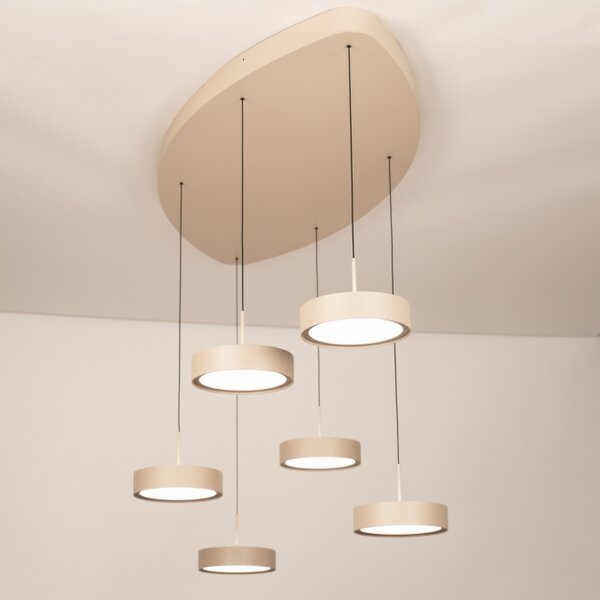 Závěsné LED svítidlo Bonn Taupe 180 (LMD)