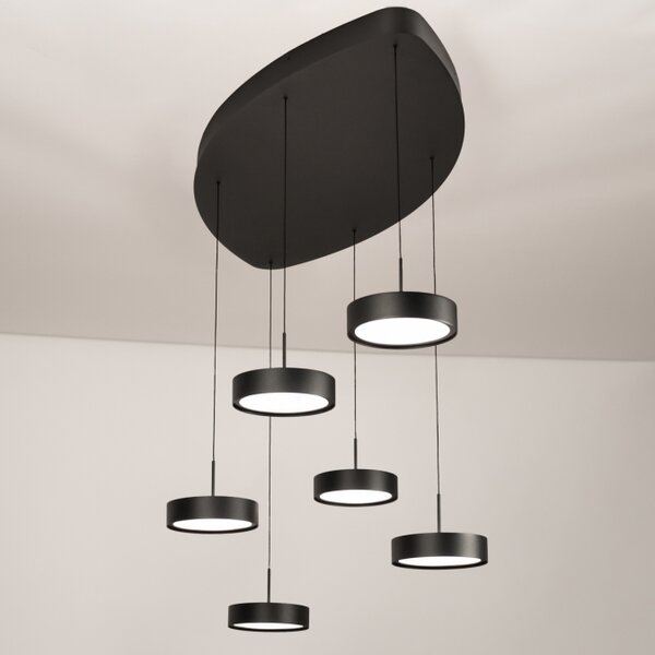 Závěsné LED svítidlo Bonn Black 180 (LMD)