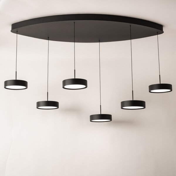 Závěsné LED svítidlo Bonn Black 180 (LMD)