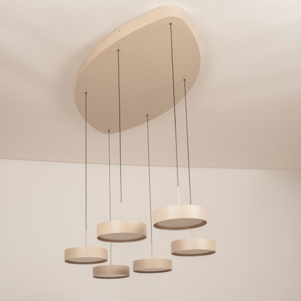 Závěsné LED svítidlo Bonn Taupe 180 (LMD)