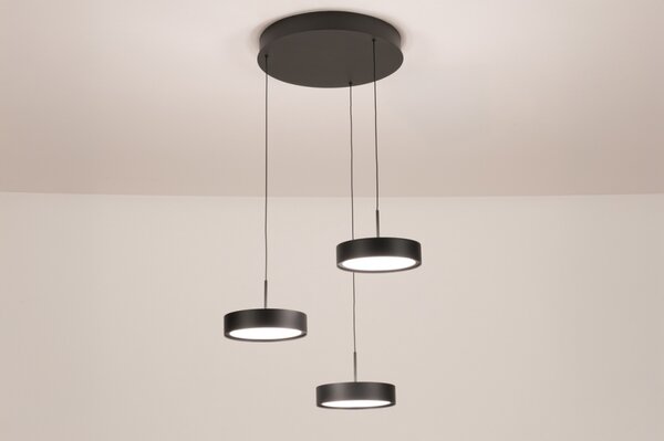 Závěsné LED svítidlo Bonn Black 43 (LMD)