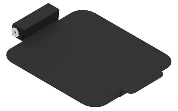 Alda Víko pro koš EKO WALL Station a EKO STAR Station, lakovaná ocel, černá