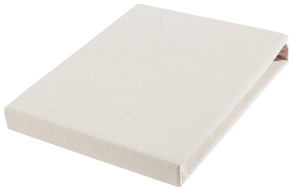 ELASTICKÉ PROSTĚRADLO, žerzej, přírodní barvy, 90-100/200-220 cm Novel - Prostěradla, Online Only