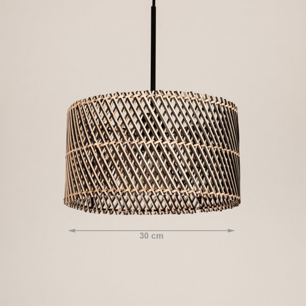 Závěsné svítidlo Banurai Black and Dark Taupe 30 (LMD)