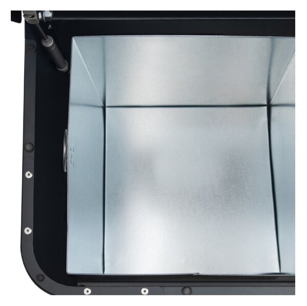 Alda Vnitřní nádoba pro odpadkový koš EKO WALL Station, 25 L, pozinkovaná ocel, šedá