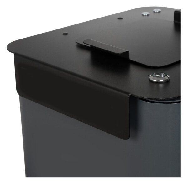 Alda Víko pro koš EKO WALL Station a EKO STAR Station, lakovaná ocel, černá
