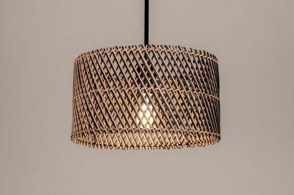Závěsné svítidlo Banurai Black and Dark Taupe 30 (LMD)