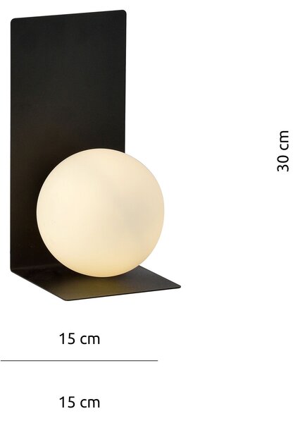 Emibig Form nástěnné svítidlo 1x10 W bílá-černá 1166/5