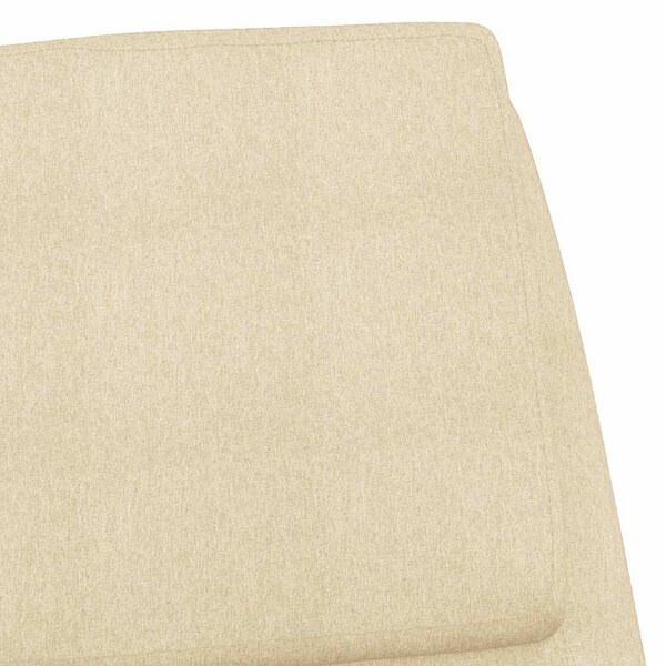 Relaxační židle krémová textil 341314