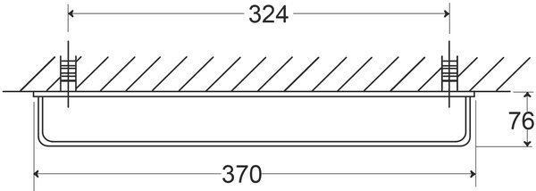 Steinberg 450 věšák na ručník chrom 4502640