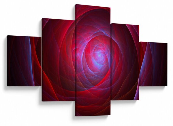 Abstraktní obraz očí (125x70 cm)