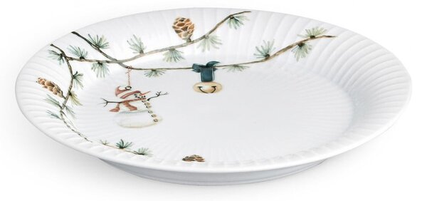 Porcelánový vánoční talíř Kähler Design Hammershoi Christmas Plate, ⌀ 22 cm