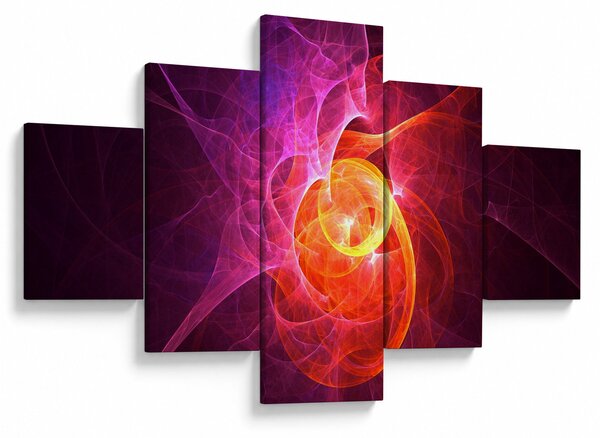 Moderní abstraktní obraz (125x70 cm)
