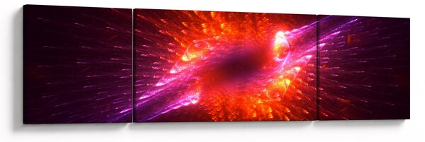 Obraz moderní trnité abstrakce (170x50 cm)