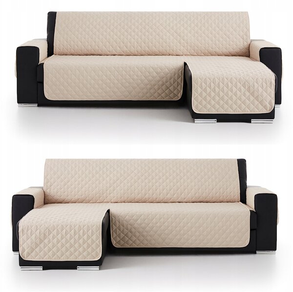 Přehoz na postel Belmarti polyester 200 cm x 190 cm béžový