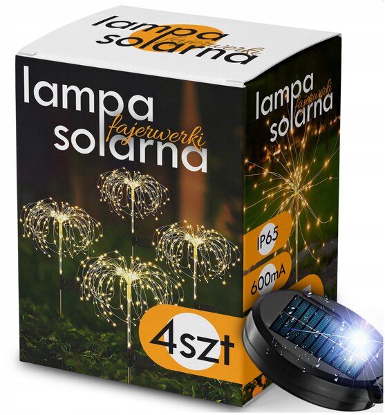 Solární lampa zapichovací lampa MAXSELL 67 cm 4 ks