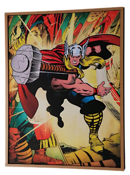 Obraz na plátně v rámu - Thor