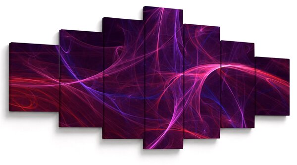 Abstraktní obraz křivek (210x100 cm)
