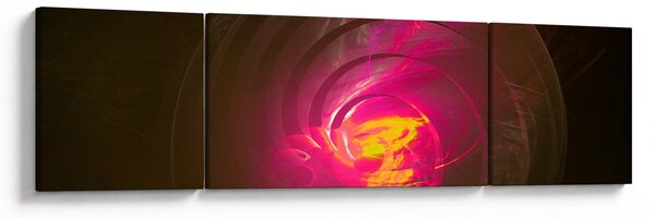 Obraz - abstrakce spirály (170x50 cm)