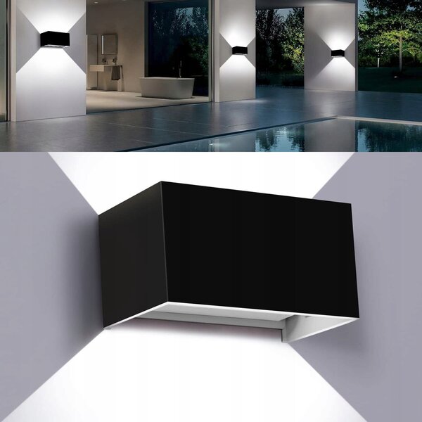 24W IP65 LED nástěnné svítidlo venkovní/vnitřní voděodolné