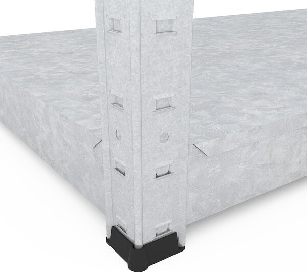Celokovový regál ECONOMY 180x90x40 5 políc - pozinkovaný