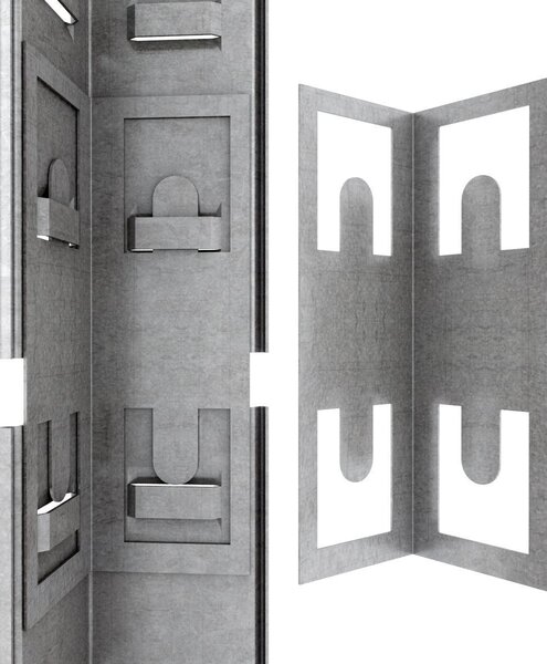 Celokovový regál ECONOMY 180x90x40 5 políc - pozinkovaný