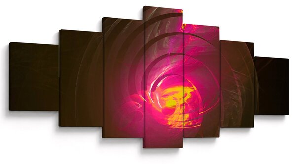 Obraz - abstrakce spirály (210x100 cm)