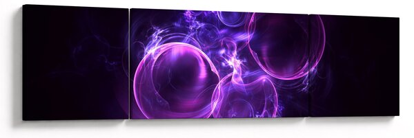 Abstraktní obraz bublin (170x50 cm)